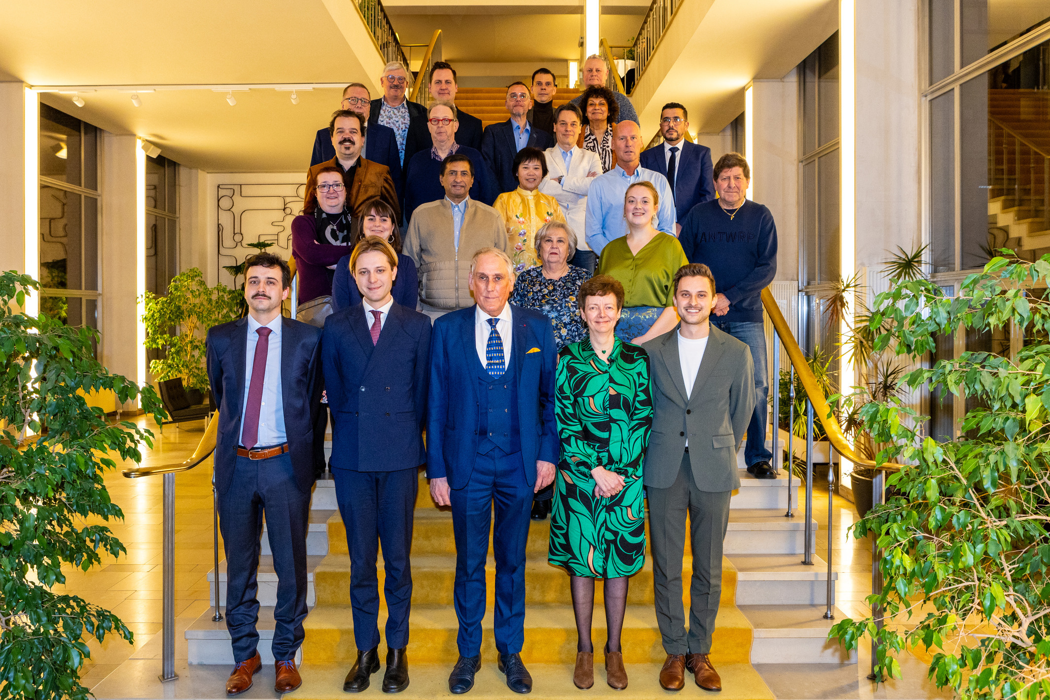 groepsfoto van de Merksemse districtsraad 2025-2030 groepsfoto van de Merksemse districtsraad 2025-2030